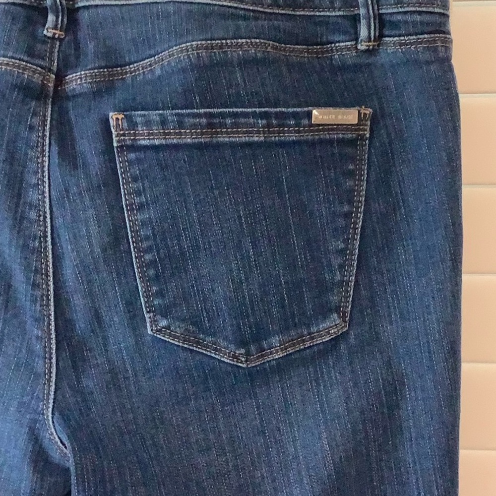 White House Black Market Denim Crop Ankle Jeans Size 10 - Picture 2 of 11